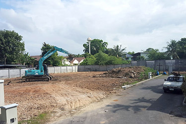 Cleaning up with excavator is almost done!